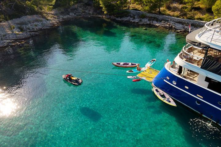Barco para 26 personas con sauna in Split, Condado de Split-Dalmacia