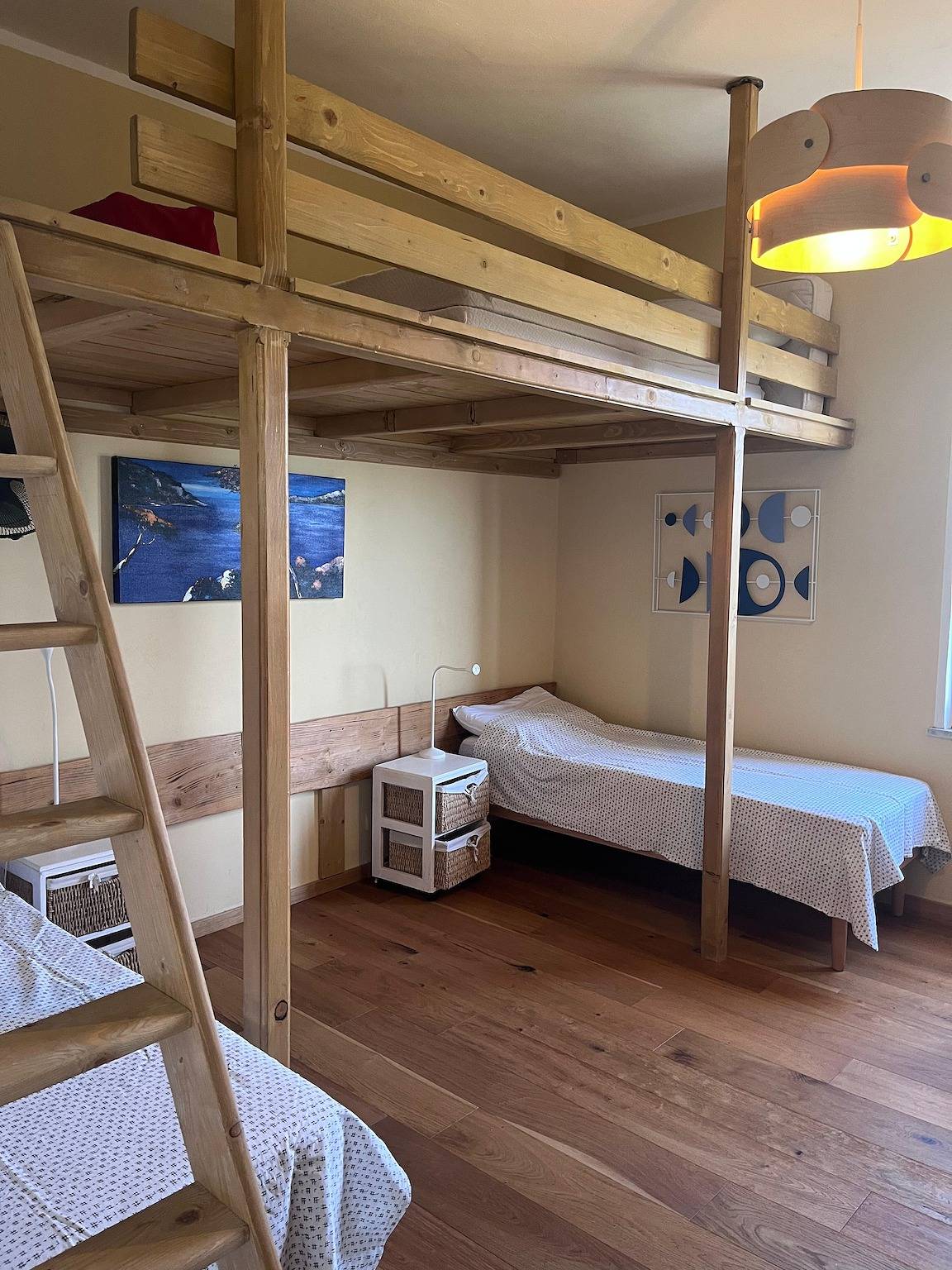 Room 'Stanza 2 Con Bagno Privato Separato' with Sea View, Shared Terrace and Wi-Fi in Castiglione Chiavarese, Riviera di Levante