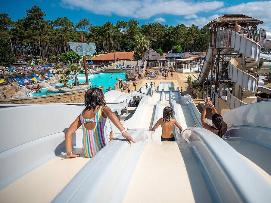 Camping Le Vieux Port - Mobilhome 6 personas - Tipo de autocaravana Cd in Messanges, Côte d’Argent