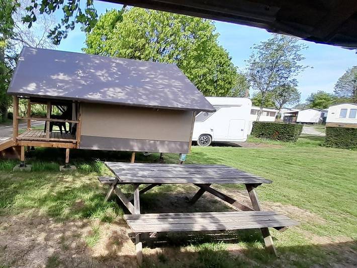 Camping Les Rives du Lac - Zelt 2 personen - Mini-Safari-Zelt des Wanderers in Châtillon-en-Vendelais, Fougères-Vitré
