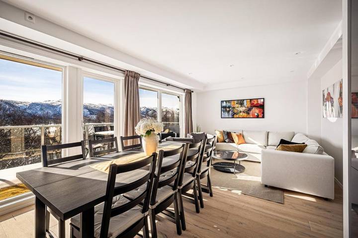 Gîte pour 4 personnes, avec terrasse ainsi que sauna et piscine, animaux acceptés à Geilo - 2