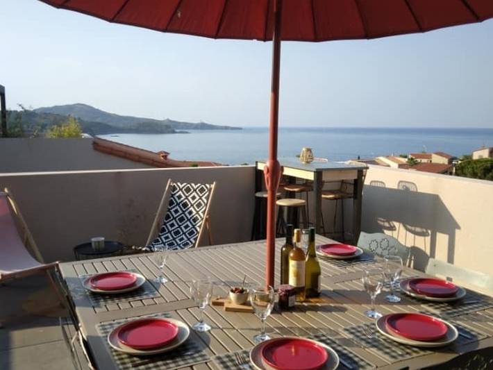 Appartement de vacances pour 4 personnes, avec terrasse à Banyuls-sur-Mer