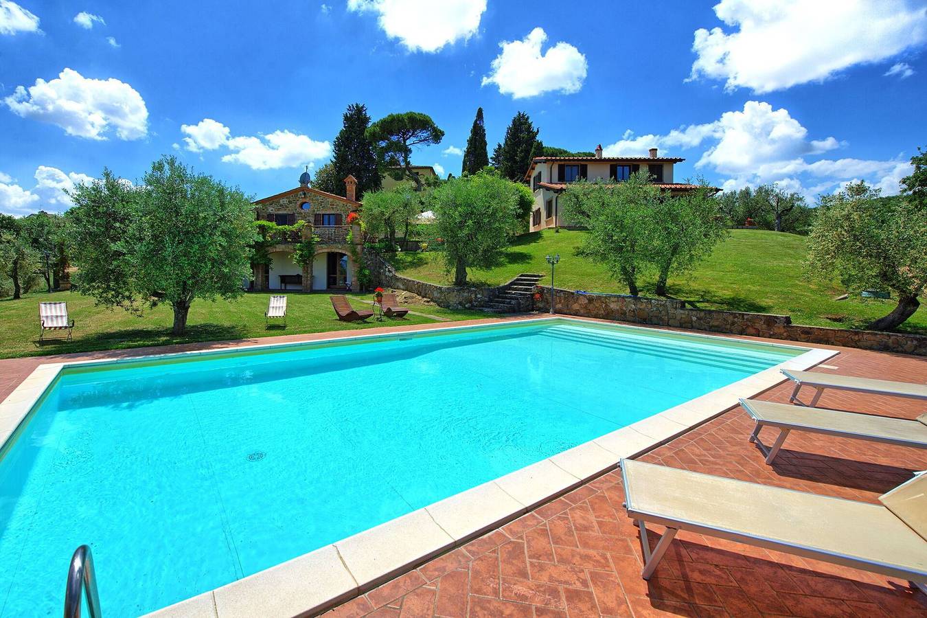 Villa für 12 Personen mit Terrasse in Lucignano, Chianti