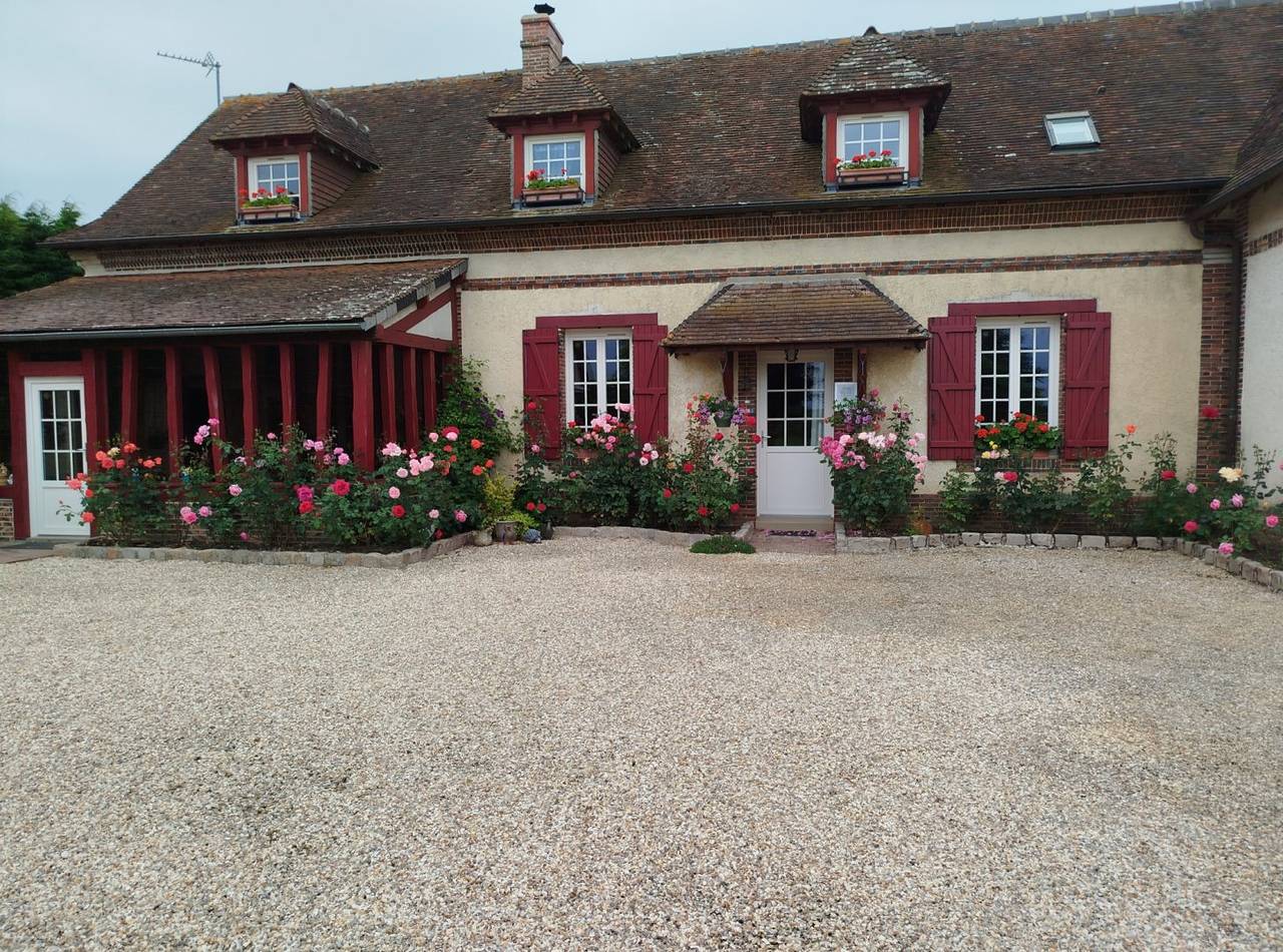 Chambres d'hôtes à la campagne - chambre bleue in Juignettes, Région d'Évreux