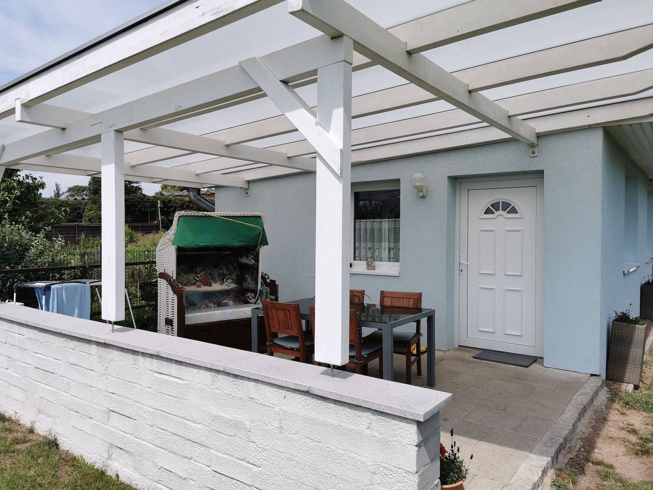 Ganze Ferienwohnung, Bungalow mit Terasse 4 Pers. - Bungalow mit Terasse 4 Pers. in Warnow - West, Rostock und Umgebung