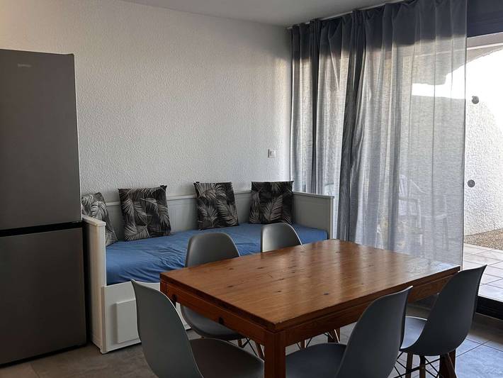 Ganze Wohnung, Charmantes T2 Kabine mit Terrasse und Pool in Port Barcarès in Le Barcarès, Côte d'Améthyste