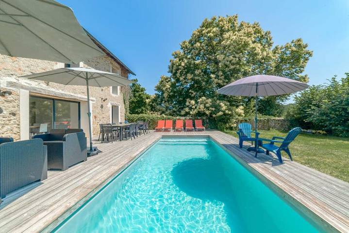 Location de vacances pour 12 personnes, avec jardin ainsi que terrasse et piscine, animaux acceptés dans Saint-Denis-des-Murs - 2