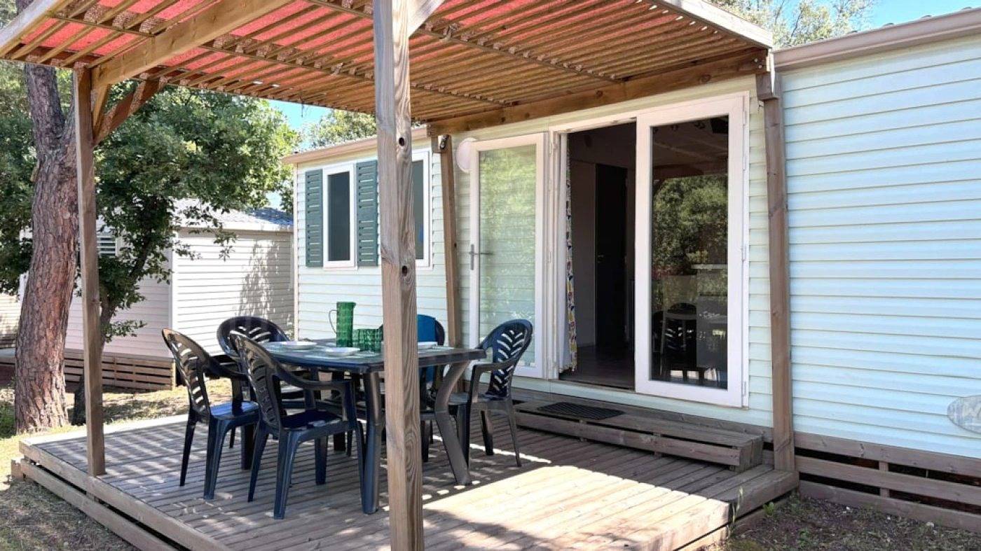 Zecamping 5 étoiles espace aquatique locatif Tv clim 25m2 4 pers in Le Muy, Mittelmeerküste (Frankreich)