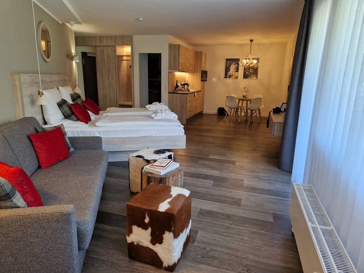 Studio für 4 Personen, mit Balkon und Whirlpool sowie Garten und Sauna am Schliersee - 3
