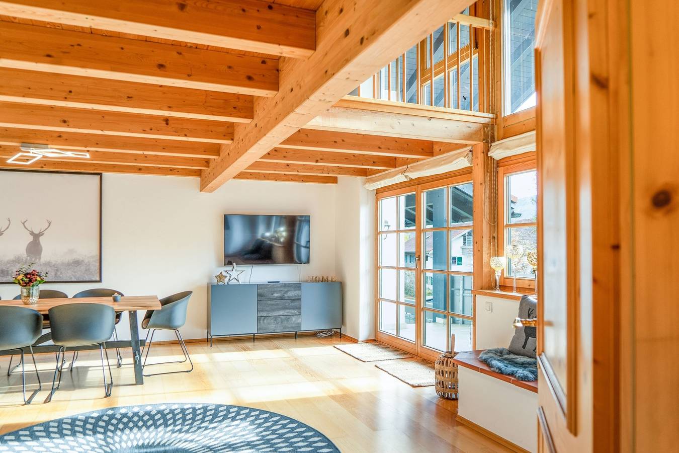 Geheel vakantieappartement, Vakantieappartement voor 10 personen met balkon in Blaichach, Zwaben (Bayern)