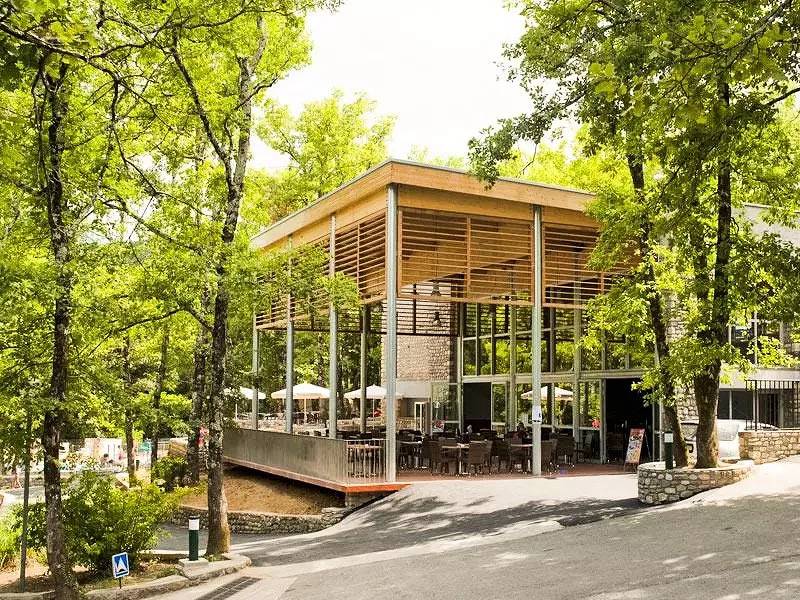 Pavilion 4 - 1 Schlafzimmer mit Terrasse + Clim + Tv 35m2 4 Personen in Salavas, Gorges de l’Ardèche
