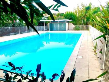 Gîte pour 4 personnes, avec piscine et balcon à Saint-Vincent-de-Tyrosse