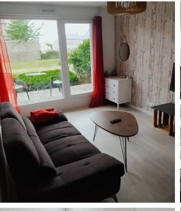 Gîte pour 2 personnes, avec terrasse et vue à Hirel