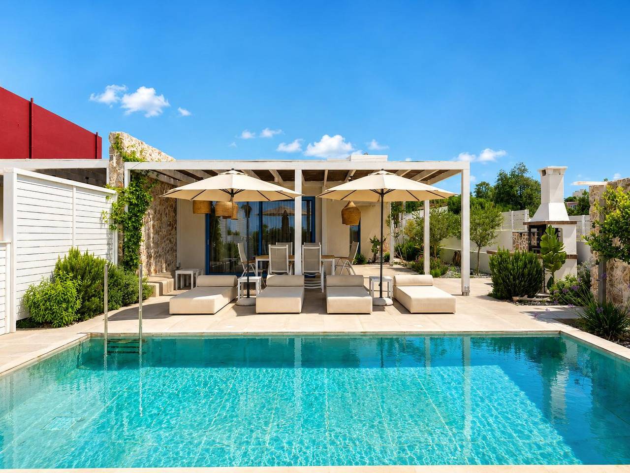 Villa voor 6 personen met tuin in Gennadi, Rhodos