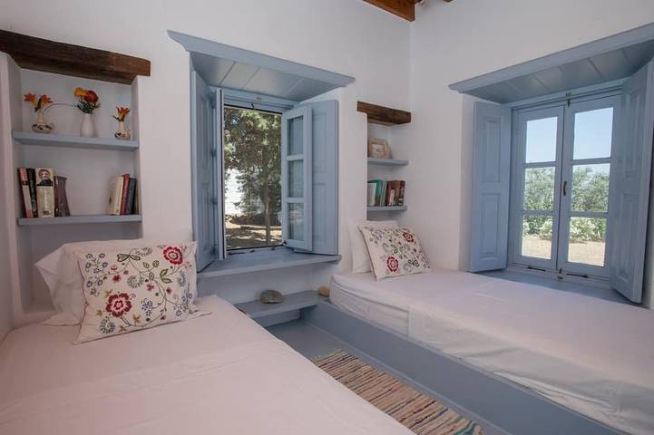 Villa tradizionale a Hora con vista mare sul Mar Egeo in Patmos Città, Patmo