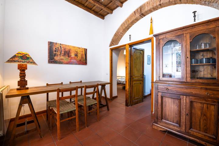 Appartamento per 4 persone, con balcone in Trastevere