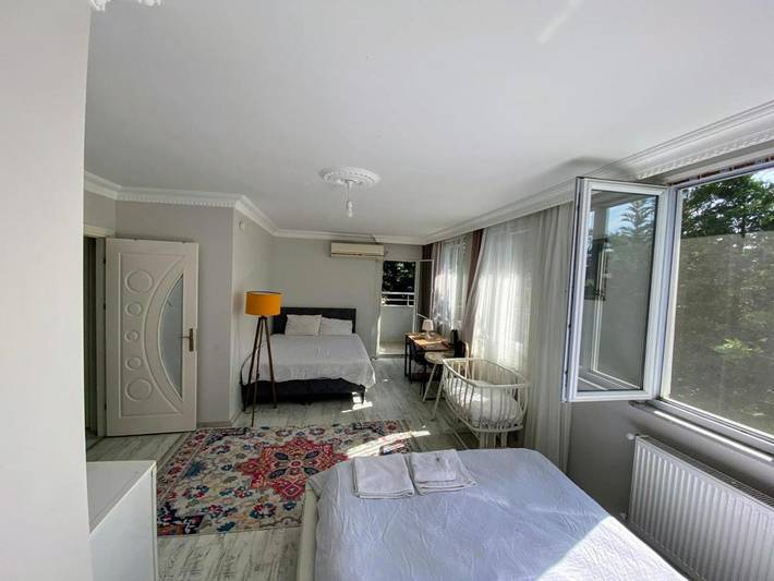 Bed and breakfast for 2 personer, med have og udsigt, husdyr tilladt i Tyrkiet
