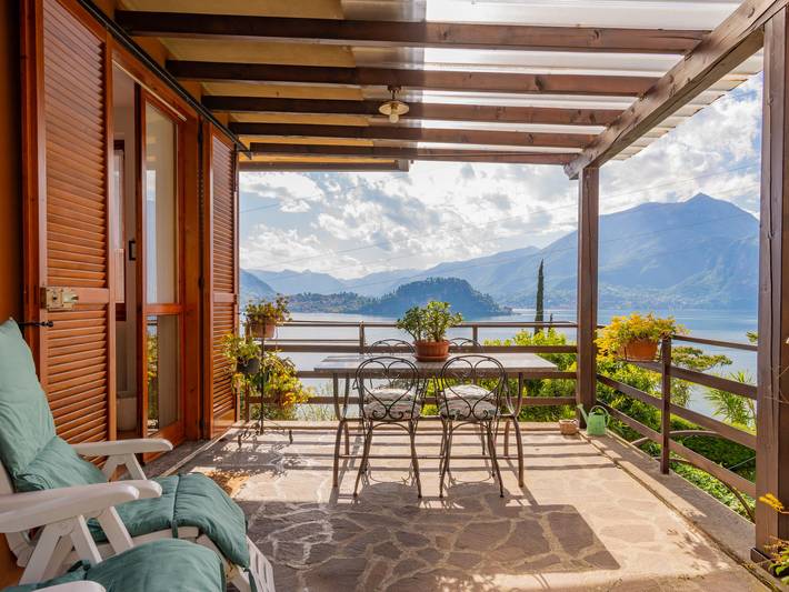 Vakantiewoning voor 3 personen, with Terras and Tuin as well as Uitzicht op het meer in Gemeente Varenna