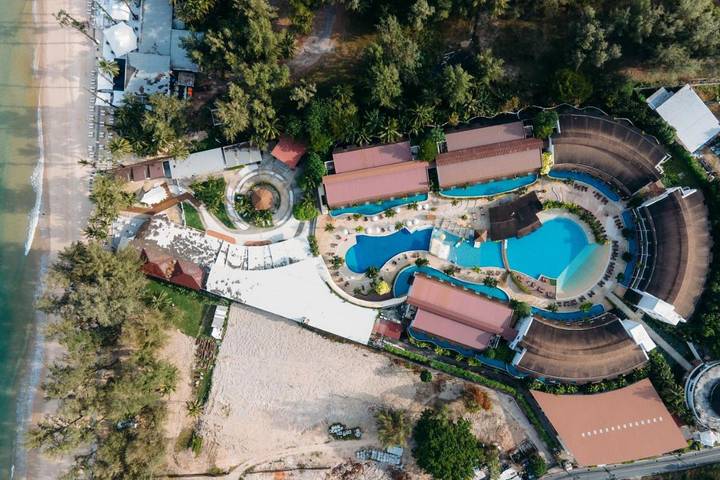 Station pour 4 personnes, avec vue et jardin ainsi que bassin pour enfant et piscine dans Bang Tao Beach - 4
