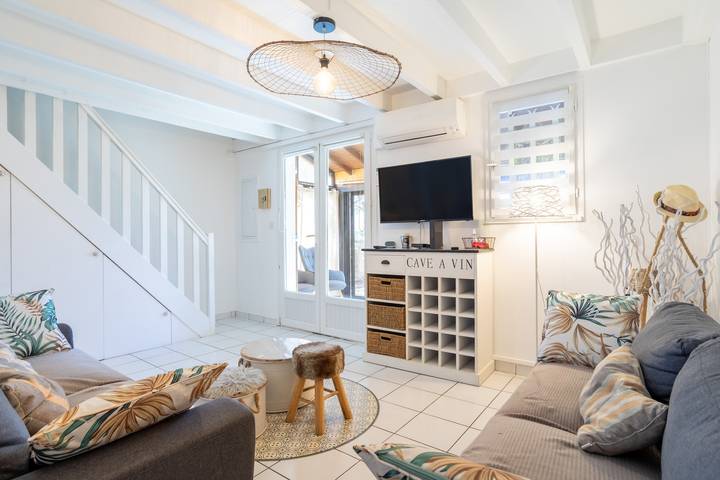 Maison de vacances pour 8 personnes, avec Jardin à Le Barcarès