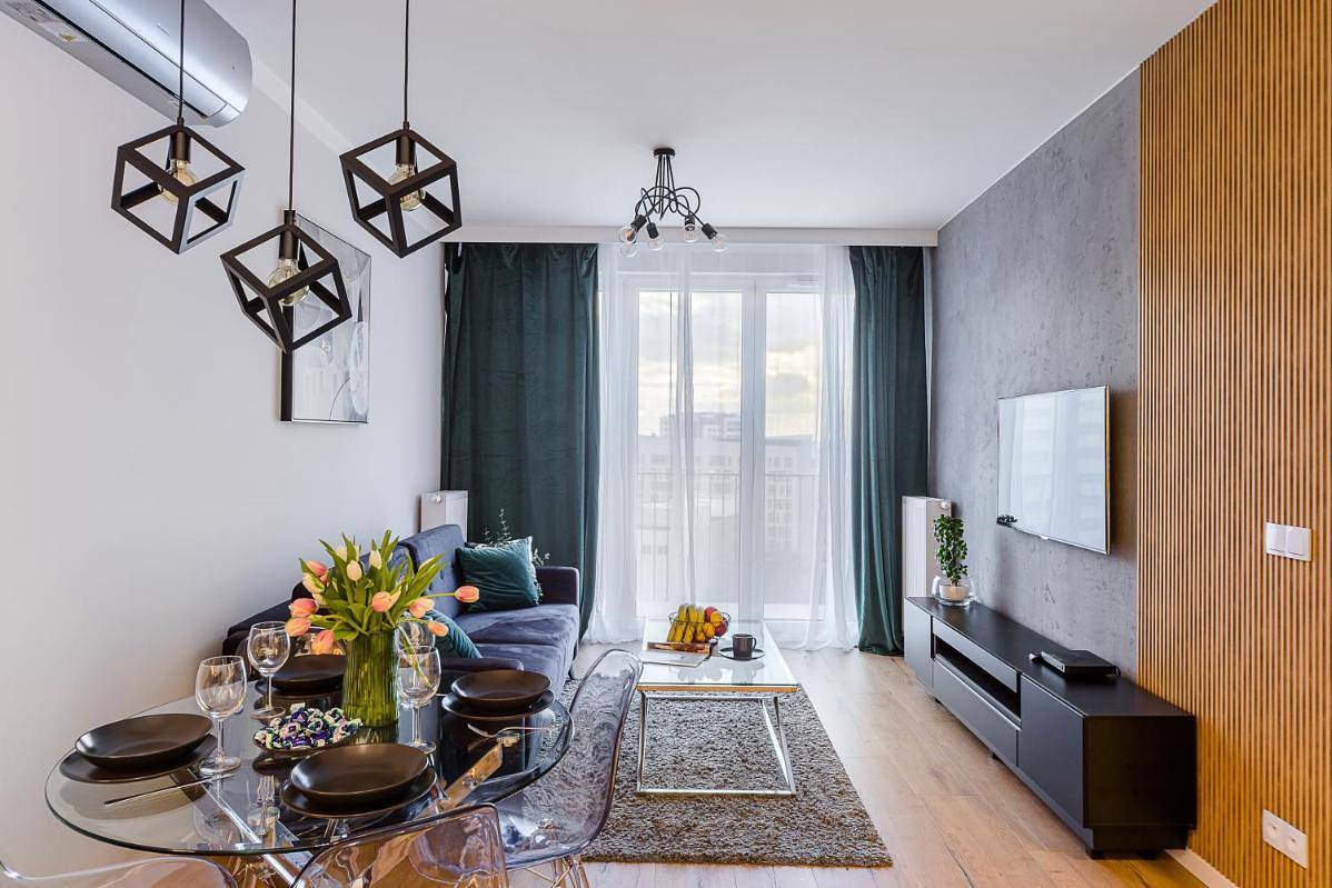 Entire apartment, Holiday apartment for 4 people with balcony in Mokotów, Warsaw