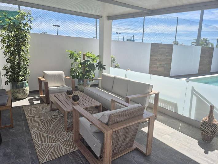 Ferienhaus für 2 Personen, mit Garten und Pool sowie Ausblick in Faro - 3