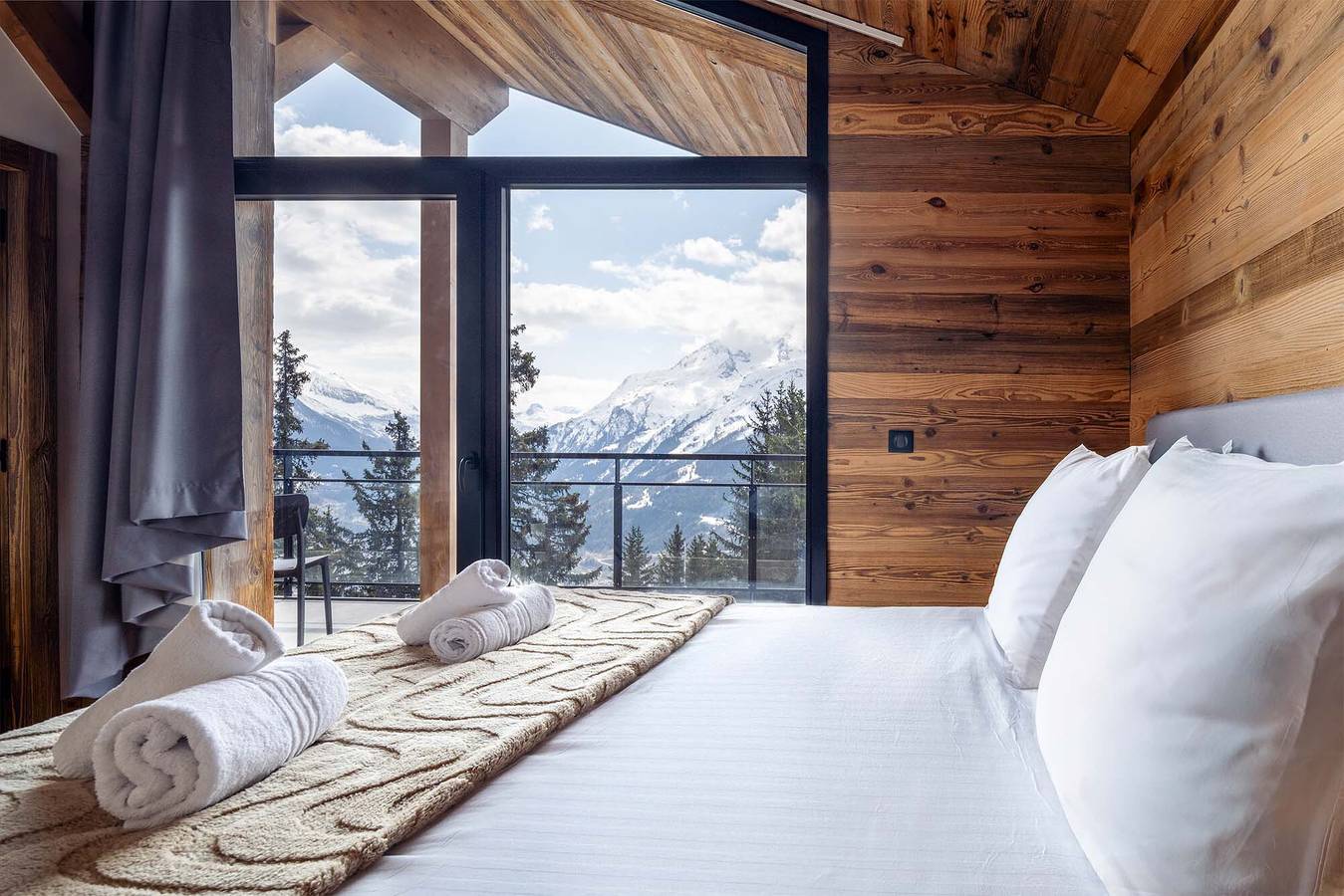 Appartement entier, Appartement de vacances pour 14 personnes avec balcon in La Rosière, Montvalezan