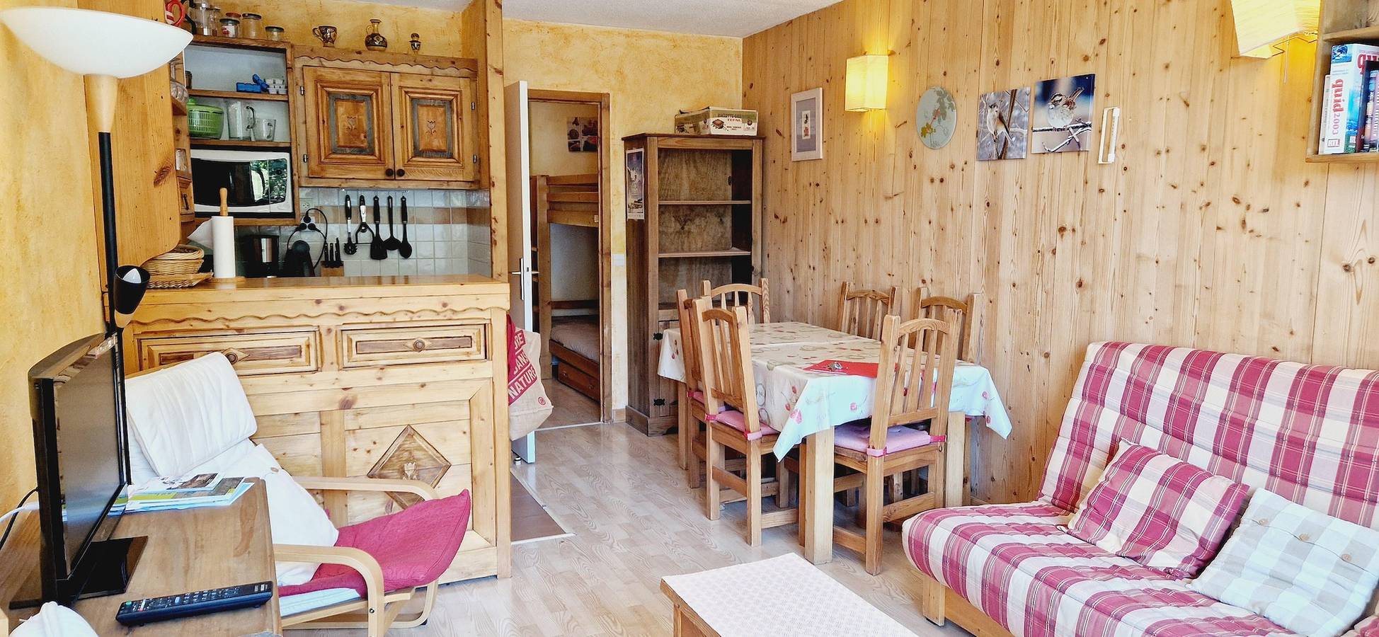 Ganze Wohnung, Résidence le Pravet - 3-Zimmer-Berghütte für 6 Personen (Pra48) in La Plagne, Aime-la-Plagne