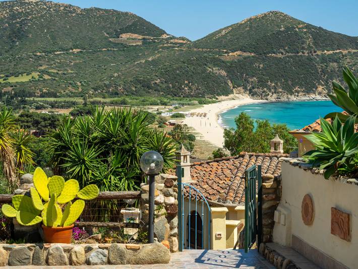 Dom dla 6 osób, z Balkon i Taras oraz Ogród w Prowincja Cagliari