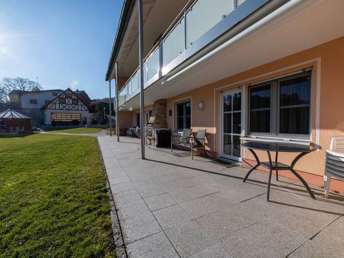 Ferienwohnung für 2 Personen, mit Terrasse und Garten sowie Ausblick, kinderfreundlich in der Fränkische Schweiz - 3