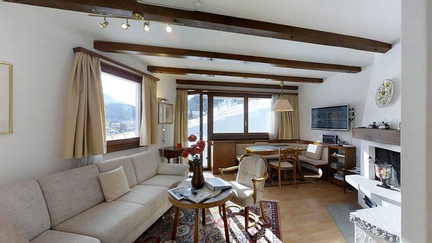 Vakantiewoning voor 4 personen, met tuin en uitzicht in Celerina