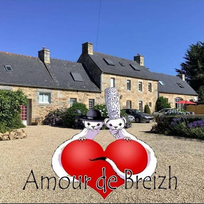 Chambre d’hôte pour 2 personnes, avec jardin et jacuzzi à Tonquédec
