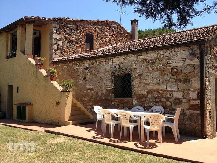 Casa vacanza per 7 persone, con piscina e balcone/terrazza nonché terrazza a Castellina Marittima
