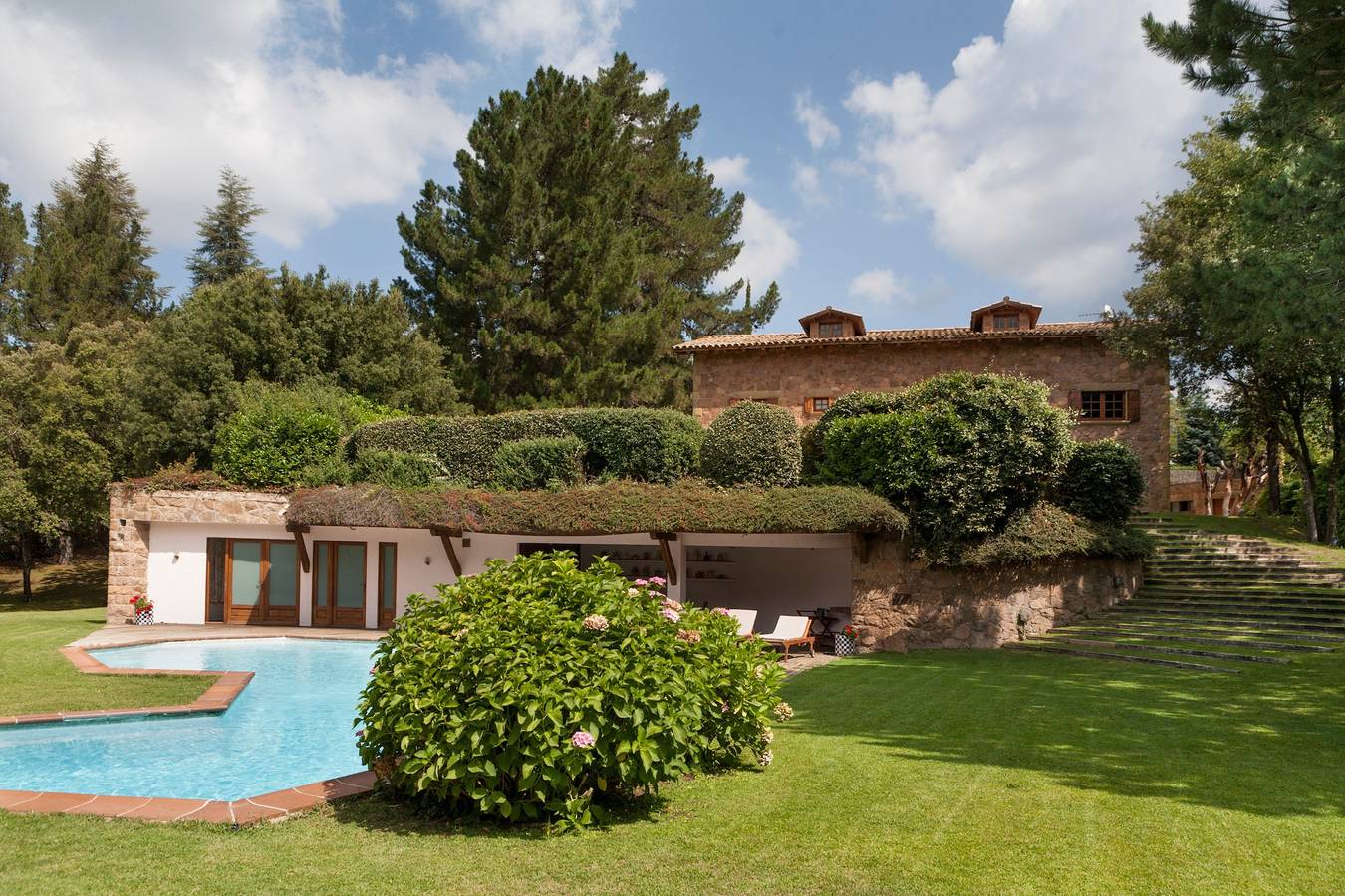Maison de campagne "Gran Castanyer" avec vue sur les montagnes, piscine privée et Wi-Fi in Viladrau, Province de Gérone