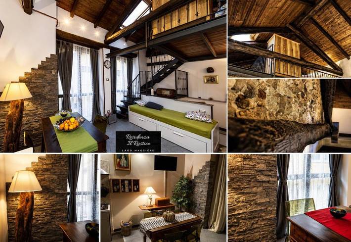 Gîte pour 6 personnes, avec Balcon ainsi que Terrasse et Vue à Gravellona Toce - 3