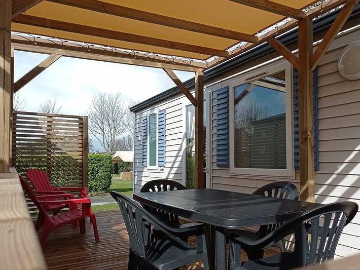 Mobil home pour 5 personnes, avec terrasse à Plobannalec-Lesconil - 2