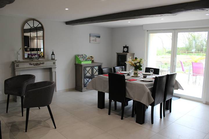 Gîte pour 10 personnes, avec jardin et terrasse à Varaville - 4