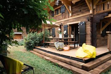 Chalet pour 8 personnes, avec jardin et vue à Montriond