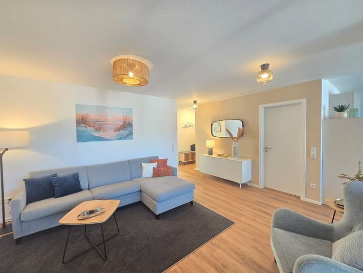 Ferienwohnung für 4 Personen, mit Balkon und Sauna sowie Ausblick in Norden-Norddeich