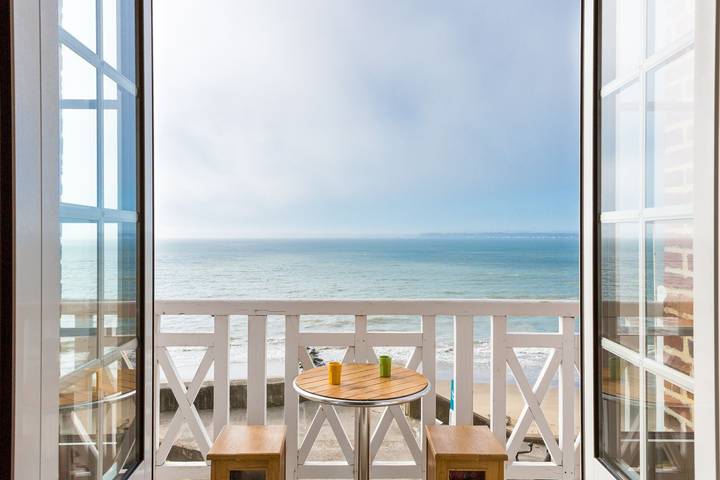 Maison de vacances pour 4 personnes, avec Balcon et Terrasse à Villerville
