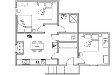 Gîte pour 4 personnes, avec jardin à Pierrefeu-du-Var