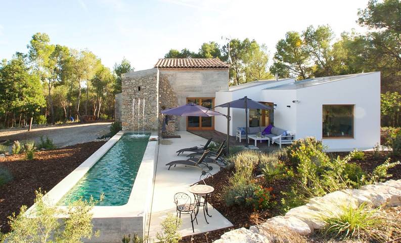 Casa rural para 22 personas, con jardín además de terraza y piscina en San Pedro de Ribas - 3