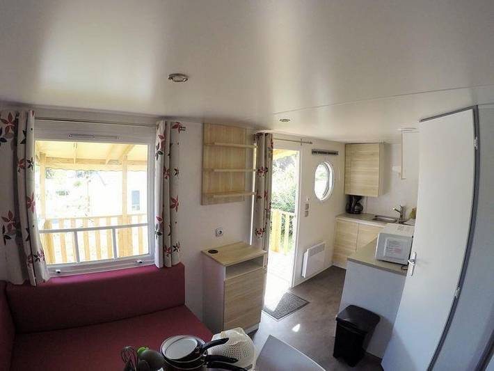 Flower Camping Provence Vallée - Mobilheim 2 personen - Standardzimmer mit 1 Schlafzimmer in Manosque, Regionaler Naturpark Luberon