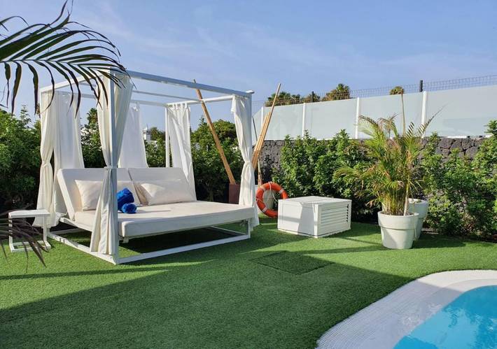 Chalet para 7 personas, con jacuzzi y sauna además de jardín y piscina en Lanzarote - 2