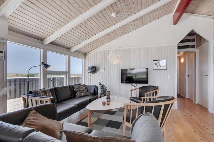 Ferienhaus für 7 Personen, mit Terrasse und Sauna sowie Whirlpool, mit Haustier in Nørlev Strand - 4