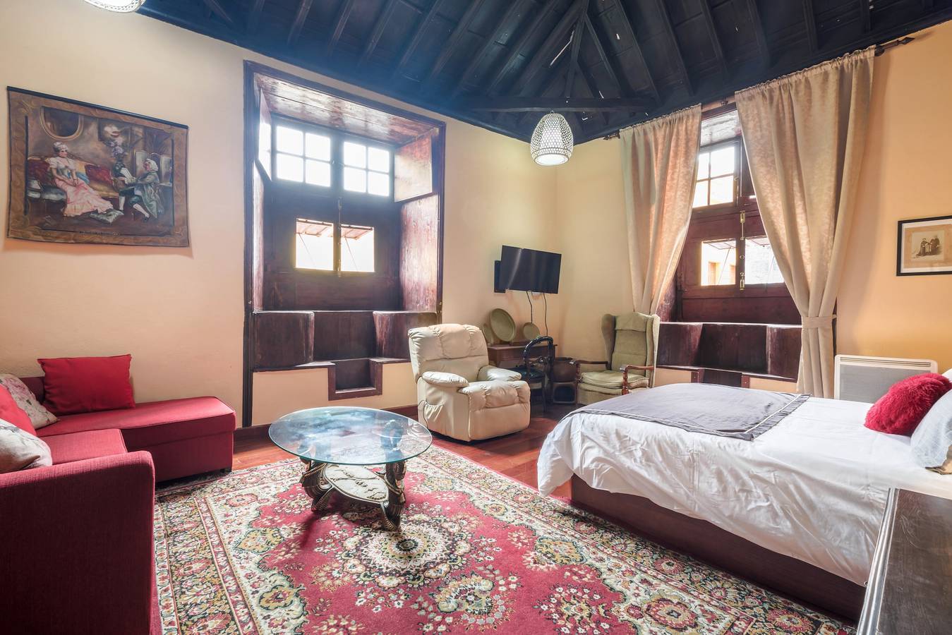 Casa de vacaciones "Casa Tradicional Canaria - I" cerca del mar con vistas a la montaña y Wi-Fi in Villa y Puerto de Garachico, Garachico