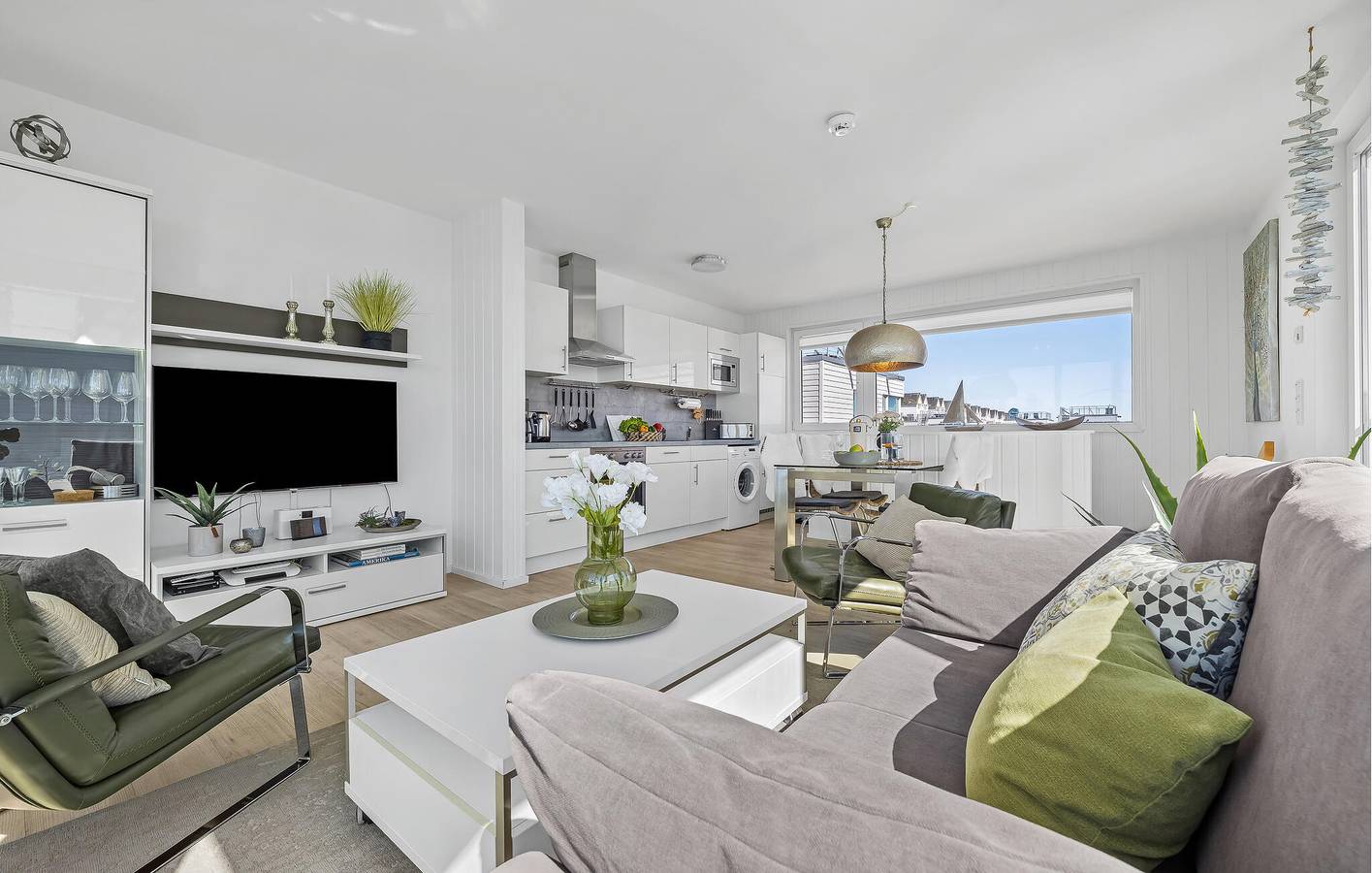 Apartment mit Meerblick, Terrasse und Parkplatz in Olpenitz, Kappeln