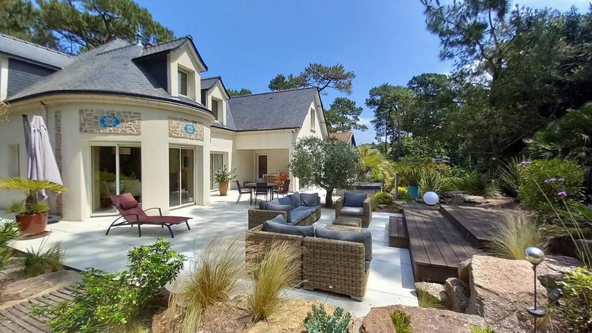 Chambre d’hôte pour 2 personnes, avec Terrasse ainsi que Jardin et Vue à La Baule-Escoublac