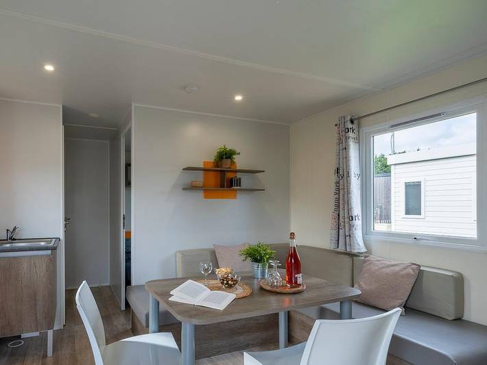 Camping Les Alizés - Mobilheim 5 personen - Komfort (inkl. tv) 25m² in Lannion, Ceinture Dorée