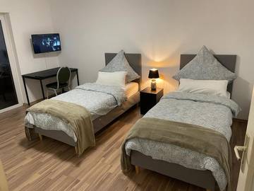 Gîte pour 4 personnes, avec vue et balcon à Mannheim